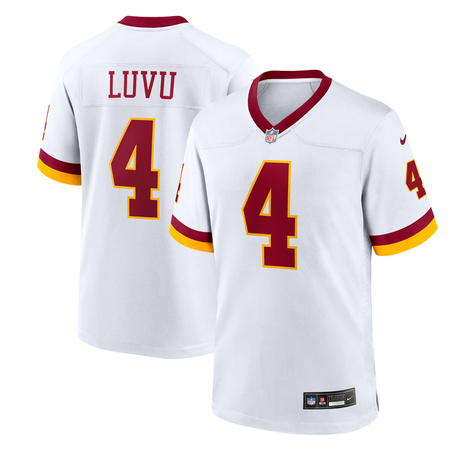Men Washington Commanders #4 Frankie Luvu white Nike NFL 2026 Alternate Game Jersey 041700